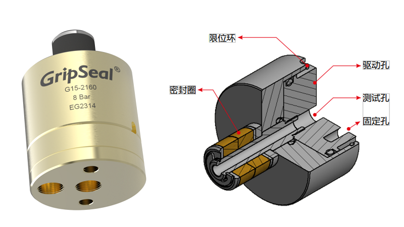 祥顺彩票G15系列气动快速连接器剖析图