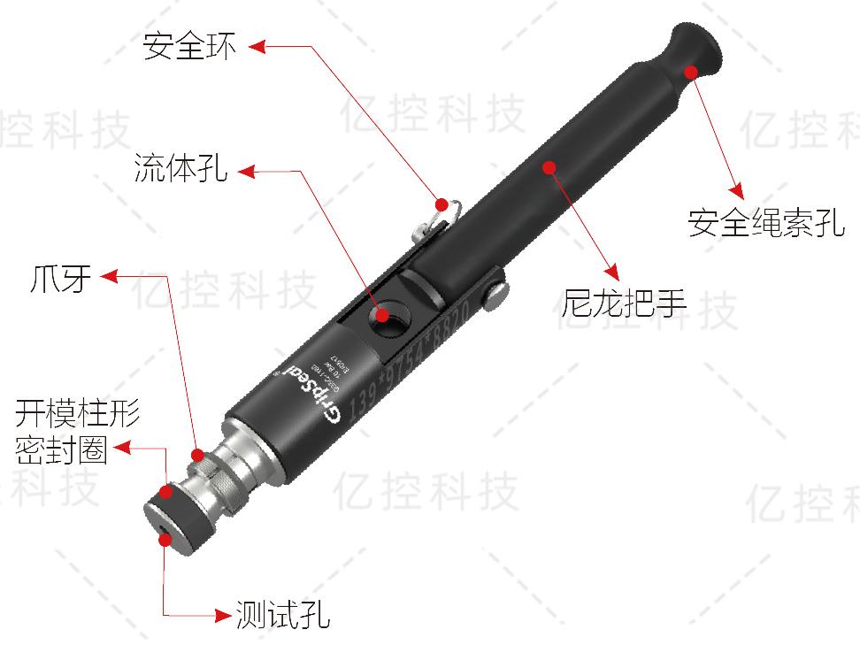 祥顺彩票G35系列偏心定制气密测试快速密封连接器的应用