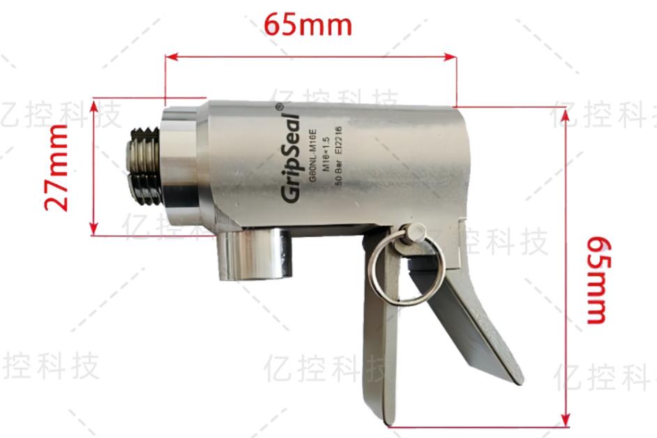 祥顺彩票G80NL迷你型内螺纹气密性测试快速密封连接器