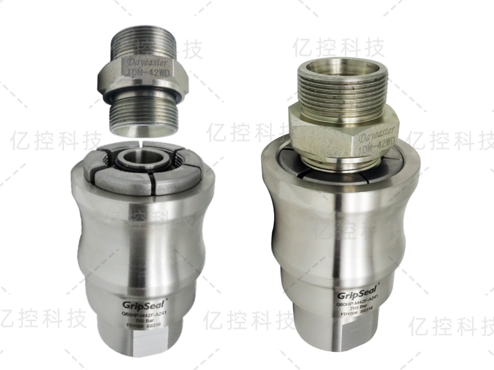 祥顺彩票G60HP-M42F系列气密测试快速密封连接器在大型液压系统的应用分析