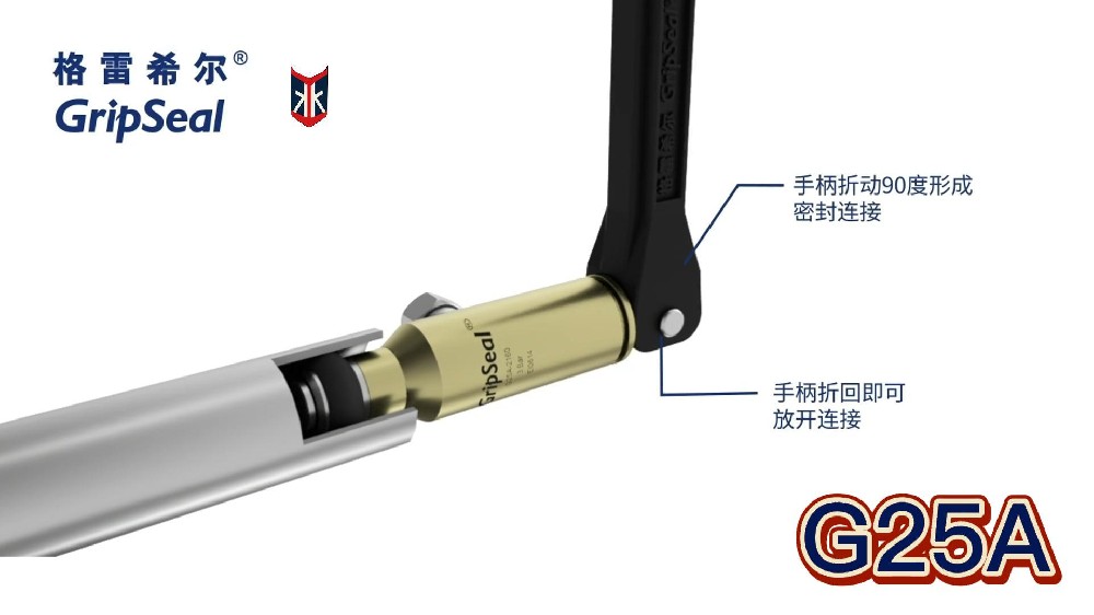 祥顺彩票GripSeal：G25A快速密封接头视频演示